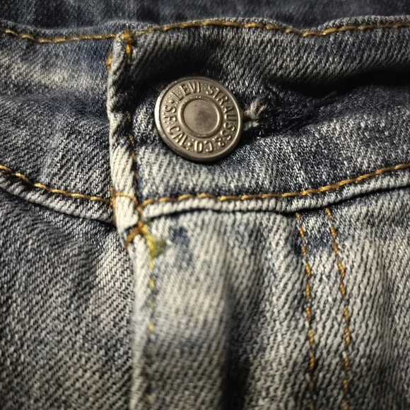 Levi's Light Blue Straight Jeans Mens, Sz 33×32 - Picture 3 of 10